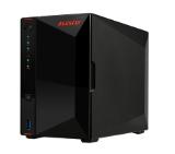 Asustor AS5202T, 2-Bay NAS, Intel Celeron J4005 Dual-Core 2.0 GHz (burst up 2.7 GHz), 2GB SO-DIMM DDR4 (Max. 8GB), 2x 2.5 GbE, 2x 2.5"/3.5" SATA3 HDD or SSD, 3x USB 3.2 Gen 1 Type A, WOW (Wake on WAN), WOL, System Sleep Mode, AES-NI hardware encryption