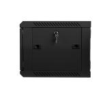 Lanberg rack cabinet 19” wall-mount 6U / 600x450 for self-assembly (flat pack), black