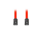 Lanberg SATA DATA II (3GB/S) F/F cable 30cm metal clips, red