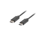 Lanberg USB-C M/M 2.0 cable 1m, black