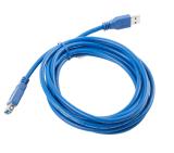 Lanberg extension cable USB 3.0 AM-AF, 3m, blue