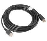 Lanberg extension cable USB 2.0 AM-AF, 5m, black