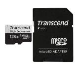 Transcend 128GB micro SD w/ adapter U1, High Endurance