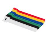 Lanberg velcro cable ties 12mmx15cm 12pcs, white, black, green, blue, yellow, red