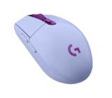 Logitech G305 Wireless Mouse, Lightsync RGB, Lightspeed Wireless, HERO 12K DPI Sensor, 400 IPS, 6 Programmable Buttons, Lilac