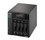Asustor Lockerstore 4 AS6604T, 4-Bay NAS, Intel Apollo Lake Quad-Core J4125 up to 2.7GHz, 4 GB SO-DIMM DDR4,M.2 Slots (2280 NVMe SSD) x2, GbE x 2, USB 3.2 x 3, HDMI 2.0, WOW (Wake on WAN), WOL, System Sleep Mode, AES-NI hardware encryption
