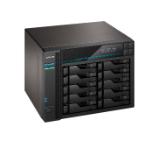 Asustor Lockerstore Pro 10 AS7110T,10 Bay NAS, Intel Xeon Quad-Core E-2224 3.4GHz (up to 4.6GHz) , 8GB DDR4 ECC SODIMM, 2.5GbE x3, 10GbE x1, M.2 Drive Slots x 2, USB 3.2Gen2 x2, USB 3.2Gen1 x1, WOW (Wake on WAN), WOL, System Sleep Mode, AES-NI hardware e