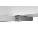 Bosch DFL064A52, Telescopic Aspirator, 60 cm, class A, 405m3, 62dB, LED, Silver metallic - an additional decorative strip is required