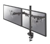 Neomounts Flat Screen Desk Mount (clamp/grommet) for 2 screens, 10"-32"