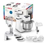 Bosch MUMS2EW30 Kitchen machine, MUM Serie 2, 700 W, 4 speeds, 3.8l plastic mixing bowl, add accessories, White - white