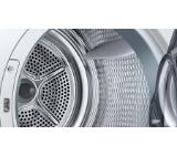 Bosch WTW876LBY SER6, Tumble dryer with heat pump 8 kg , Energy efficiency A+++,  64 dB, SelfCleaning condenser,  AutoDry, AntiVibration design, Drum volume 112 l, white