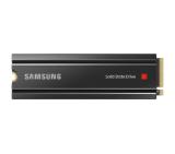 Samsung SSD 980 PRO Heatsink 1TB Int. PCIe Gen 4.0 x4 NVMe 1.3c, V-NAND 3bit MLC, Read up to 7000 MB/s, Write up to 5100 MB/s, Elpis Controller, Cache Memory 1GB DDR4