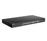 D-Link 24-port PoE Gigabit Managed Switch + 4 Combo 1000BaseT/SFP