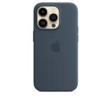Apple iPhone 14 Pro Silicone Case with MagSafe - Storm Blue