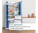 Bosch KGN49LBCF SER6; Free-standing fridge-freezer NoFrost, C, 203/70/67cm, 440l(311+129), 35dB, VitaFresh XXL, 0° drawer, Metal back wall with MultiAirflow, Black