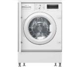 Bosch WIW28542EU, SER6 Built-in washing machine 8kg, C, 1400rpm, 41/66dB(A), display, Aquastop, waveDrum 55l, TimeLight