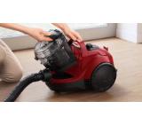 Bosch BGC21X350, SER4 Bagless vacuum cleaner, 750 W, 2.0 L, 78 dB(A), Red