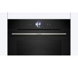Bosch HBG7764B1, SER8, Built-in oven 60 x 60 cm, TFT touch display, Digital control ring, 4D Hotair, Hotair Gentle, Air Fry function, A+, Pyrolytic+Hydrolytic, Oven Assistant, Home Connect, Black