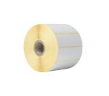 Brother BDE-1J026076-102 White Direct Thermal Die-Cut Label Roll, 76mm x 26mm (Order Multiples of 8)