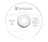 Verbatim CD-R 700MB 52X EXTRA PROTECTION WRAP (50 PACK)