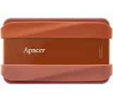 Apacer AC533, 1TB 2.5" SATA HDD USB 3.2 Portable Hard Drive Plastic / Rubber Garnet red