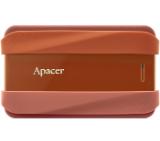 Apacer AC533, 2TB 2.5" SATA HDD USB 3.2 Portable Hard Drive Plastic / Rubber Garnet red