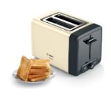 Bosch TAT4P427, Toaster, DesignLine, 820-970 W, Auto power off, Defrost and warm setting, Lifting high, Beige