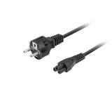 Lanberg CEE 7/7 (MICKEY) -> IEC 320 C5 power cord 1.8m VDE Straight, black