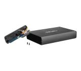 Natec EXTERNAL HDD/SSD ENCLOSURE RHINO SATA 3.5" USB 3.0 ALUMINUM Black