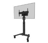 Neomounts Select Mobile Display Floor Stand (37-75") 10 cm. Wheels, Black