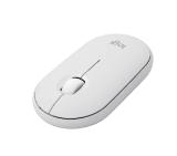 Logitech Pebble Mouse 2 M350s - TONAL WHITE - BT - N/A - EMEA-808 - DONGLELESS