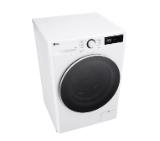 LG F4WR511S0W, Washing Machine, 11 kg, 1400 rpm, AI DD, TurboWash 360°, Steam, Door with tempered glass, Stainless steel fins (99% antibacterial*), Smart Diagnosis, Energy Efficiency A, Spin Efficiency A, White