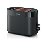 Bosch TAT2M123, MyMoment Compact toaster, 950 W, Auto power off, Defrost and reheat setting, Integrated warming grid, High lift, Black