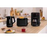 Bosch TWK1M123, MyMoment Plastic Kettle, 2400 W, 1.7 l, Cup indicator, Limescale filter, Triple safety function, Black