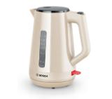Bosch TWK1M127, MyMoment Plastic Kettle, 2400 W, 1.7 l, Cup indicator, Limescale filter, Triple safety function, Cream