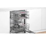 Bosch SMV6YCX02E SER6 Dishwasher fully integrated, A, Zeolith, EcoDrying, 9,5l, 14ps, 6p/5o, 44dB(B), Silence 43dB, 3rd basket, display, HC, interior light