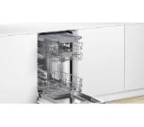 Bosch SPV4HMX10E SER4 Dishwasher fully integrated 45cm, E, 9,5l, 10ps, 6p/5o, 44dB(B), Silence 41dB, 3rd Vario drawer, R2, Auto program, Rackmatic, HC