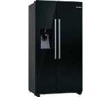 Bosch KAD93ABEP SER6 American SbS refrigerator, NoFrost, E, 178.7/90.8/70.7cm, 562l(371+191), 42dB, Auto dispenser and IceMaker, water connect., inv.comp., black