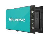 Hisense Digital Signage 32" BM series ; 24/7, Fail over, Full HD, 500 nit, 1200:1, Auto Brightness, WiFi, LAN, Android 9, Slim 12mm, VESA 200x200, bezel 9.6mm