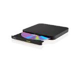 Hitachi-LG GP96YB70 Slimmest External DVD-RW, Super Multi, Lightest, Android Connectivity, Win 10 & MAC OS Compatible, Black