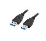 Lanberg USB-A (M) -> USB-A (M) 3.0 cable 0.5m, black