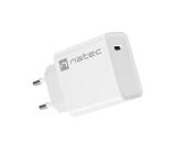 Natec USB Charger Ribera 1X USB-C 20W, White