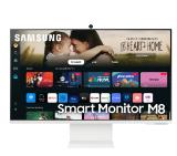 Samsung 32DM801 32" VA SMART 3840x2160, Bluetooth 4.2, WiFi 5, USB-C 65W, 2xUSB, 2xHDMI , Speakers, White