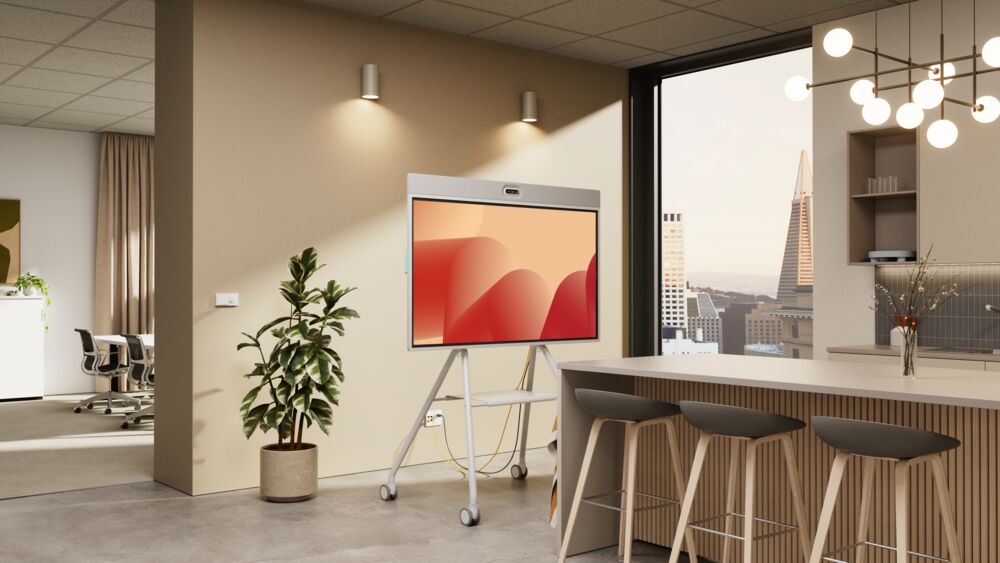 Logitech Rally Board 65 е конферентно решение всичко в едно от ново ...