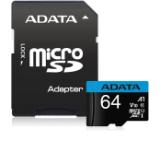 ADATA 64GB MicroSDXC UHS-I CLASS 10 (with adapter)