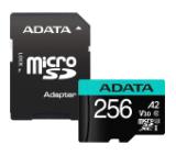 Adata 256GB MicroSDXC UHS-I U3 V30S A2 (1 adapter)