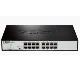 D-Link 16-Port 10/100/1000Mbps Copper Gigabit Ethernet Switch, rack mountable