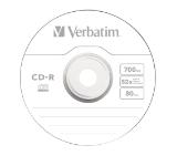 Verbatim CD-R 52X SC SINGLE WRAP 700MB EXTRA PROTECTION