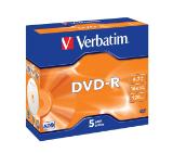 Verbatim DVD-R AZO 4.7GB 16X MATT SILVER SURFACE (5 PACK)