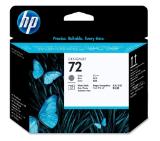 HP 72 Gray and Photo Black Printhead